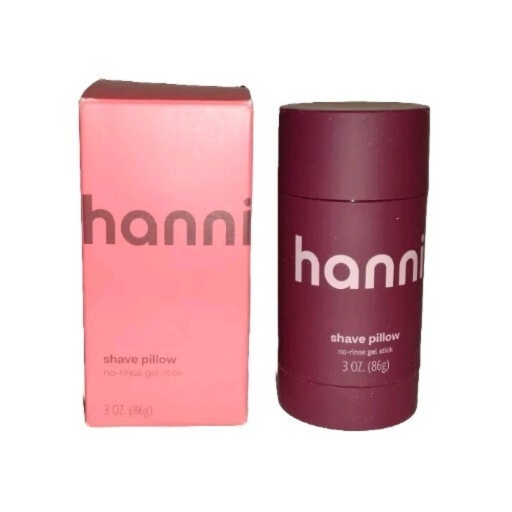 Hanni Mini Shave Pillow Moisturizing Body Gel, Stick Formula, Hydrating (3 oz)